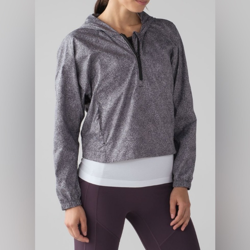 NWOT Lululemon I Put A Shell On You Sea Spray Alpine White Dark Chrome